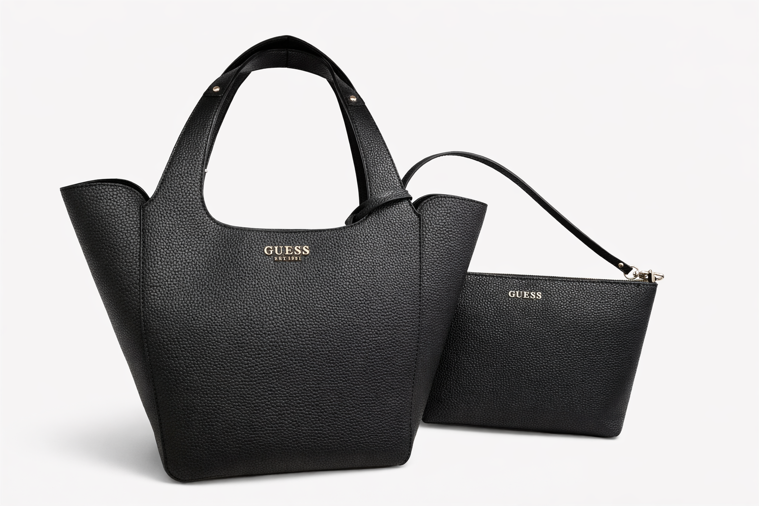 olso Guess Negro para Mujer HWBG964020 – Con Neceser Interior - Imagen 2