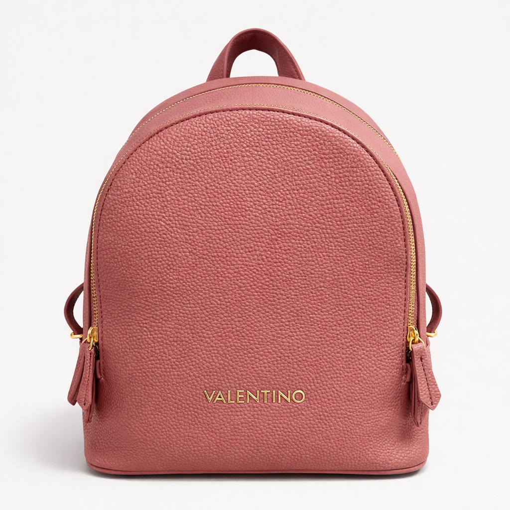 Mochila Valentino Rosa para Mujer VBS7LX10 – Logo Dorado