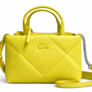 Bolso Calvin Klein Amarillo K60K611340 – Mini Tote con Bandolera