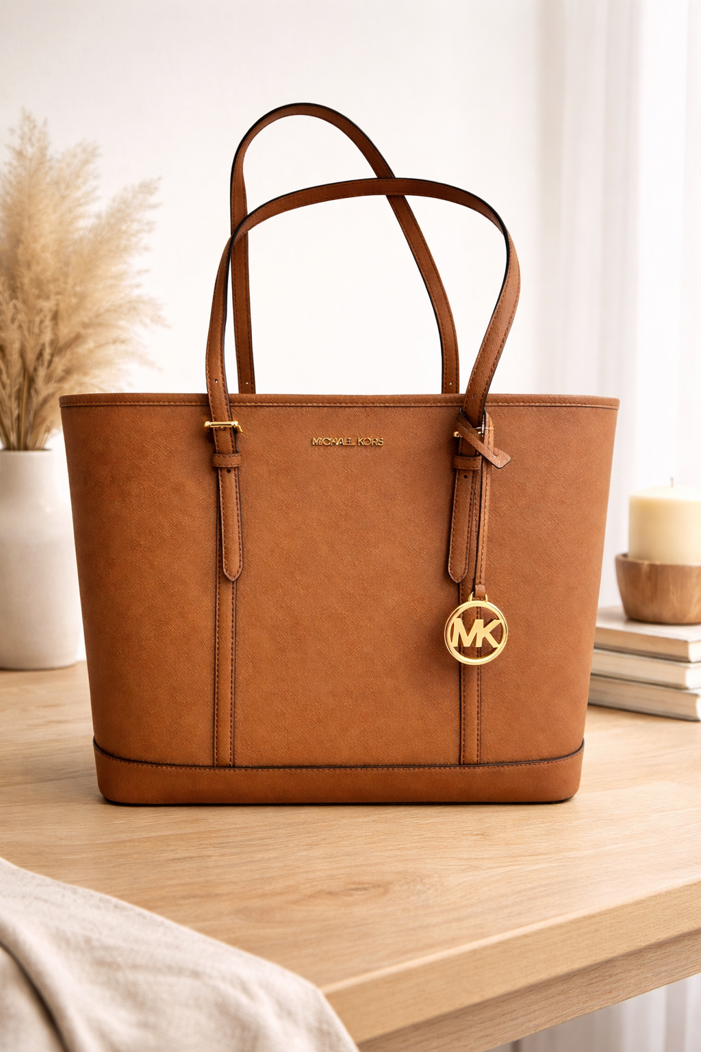 Bolso Michael Kors Marrón 35F0GTVT9L – Tote Elegante de Mujer - Imagen 2