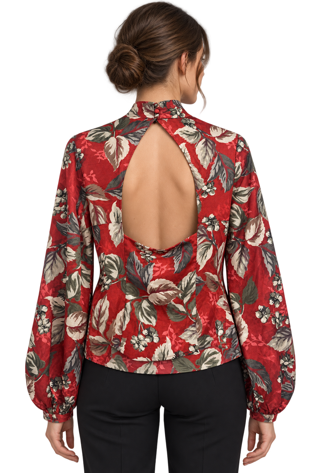 Blusa estampada roja Guess