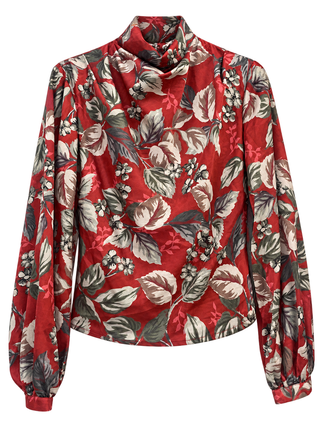 Blusa estampada roja Guess - Imagen 2