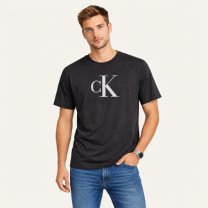 Camiseta Calvin Klein negra para hombre
