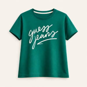 Camiseta Guess verde para mujer