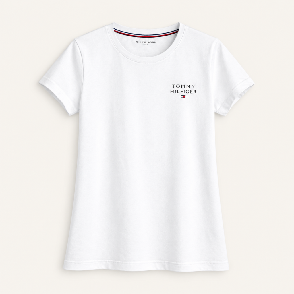 Camiseta Tommy Hilfiger blanca para mujer