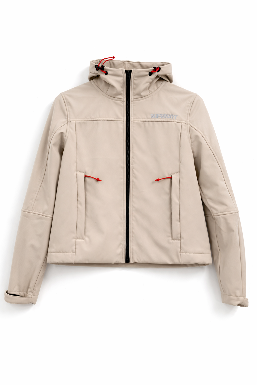 Cortavientos beige mujer Superdry - Imagen 2