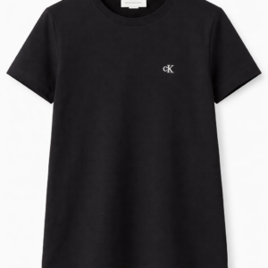 Calvin Klein camiseta negra mujer logo