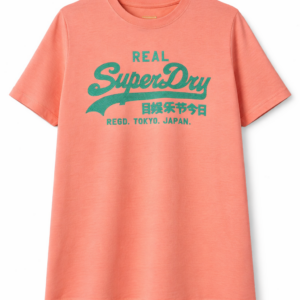 Superdry camiseta rosa mujer