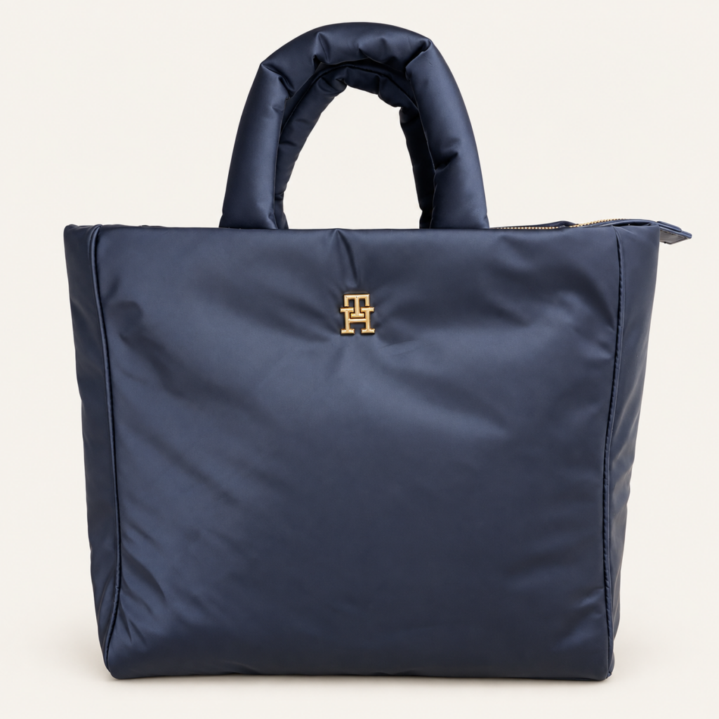 Bolso tote Tommy Hilfiger azul marino AW0AW14688