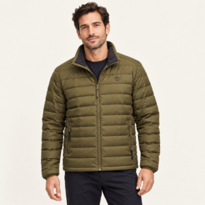 Chaqueta acolchada Timberland de hombre en verde caqui