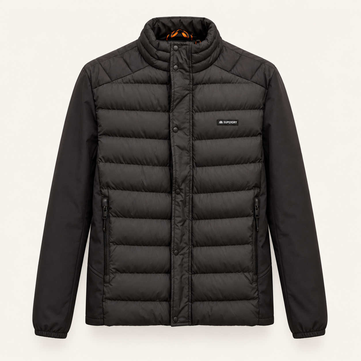 Chaqueta cortavientos Superdry de hombre negra - Imagen 2