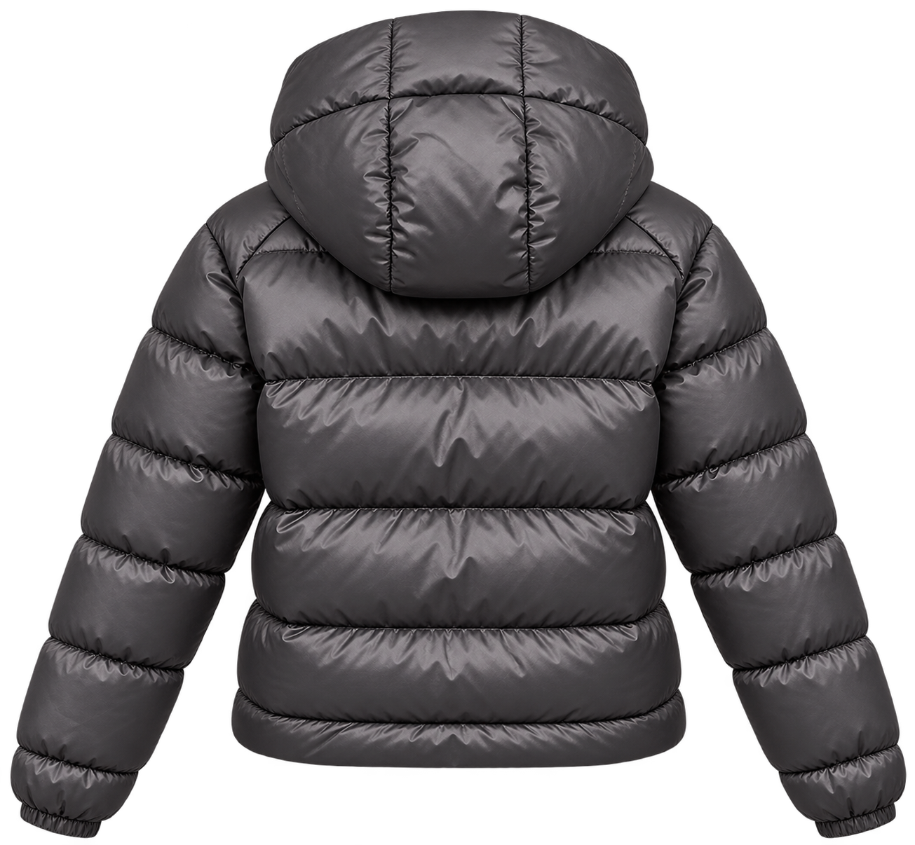 Chaqueta Acolchada Superdry Mujer con Capucha – Gris Antracita - Imagen 3